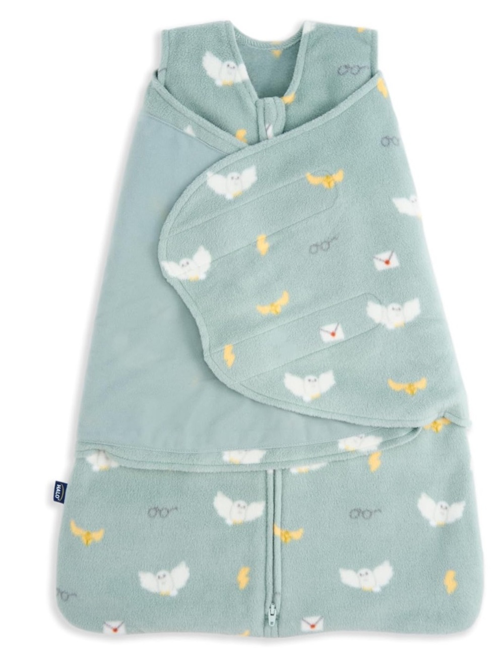Halo Sage Harry Potter Fleece Swaddle Sack with Yellow Accents